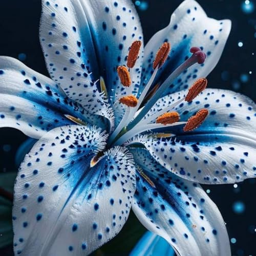 Schön Lilien-Rhizom, Überraschend wachsend, Winterhart Mehrjährig, Geeignet für Frühling und Herbst, Kein Gießen Erforderlich, Leicht Zu ZüChten-4 Rhizom-I