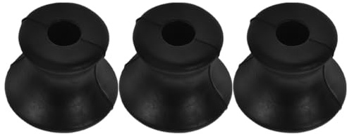 SHINYPASING 3 Soportes para Diapasón de Goma Negra, Portátiles y Duraderos, Ideales para Meditación y Viajes, Estabilidad y Diseño Compacto para Uso en Oficina