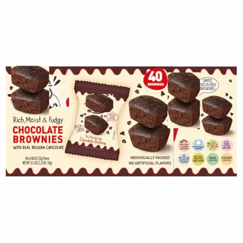Mr Broownie Chocolate Brownies, 40x25g | NAEM