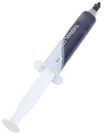 Plyisty Pasta Térmica para CPU, Grasa Térmica No Conductora de Alto Rendimiento con Base de Aceite de Silicona para Enfriadores CPU GPU, 20g (MX-4 20g)
