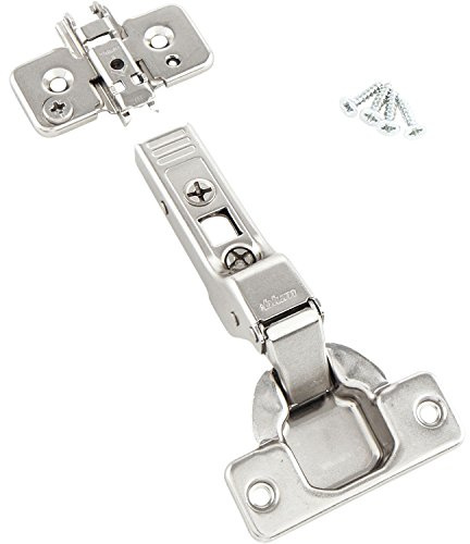 BLUM Clip top möbelgångjärn möbelband; mittstopp utan fjäder, 2 stycken inklusive monteringsplattor, skruvar och monteringsinstruktioner