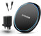 NANAMI Fast Wireless Charger with PD3.0 Adapter, 10W for Samsung Galaxy S25 S24 S23 S22 S21 S20 S10 S9 S8, 7.5W Qi-Certified Fast Charging Pad for iPhone 16 15 14 13 12 11 XS Max XS XR X 8 New AirPods