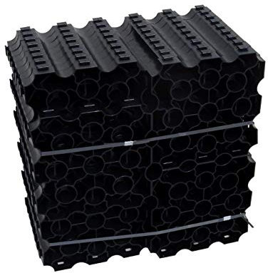 Base Kit for Shed 7ft x 5ft - Plastic Grid System for Shed, Log Cabin, Summerhouse - Garden Shed Base Grid w/Weed Fabric Membrane for Gravel Grids