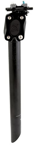 Cane Creek eeSilk+ Aluminium-Sattelstütze, Federweg, 31,6 mm Durchmesser, Schwarz