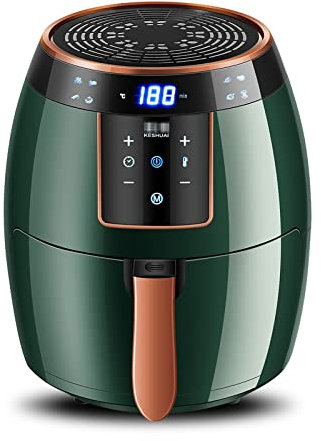 REJOON Air Fryer Ninja Air Fryer Air Fryer Four Four Maison Frites Frites électromécaniques de Grande capacité (5,5 L) (Color : Green, Size : A)
