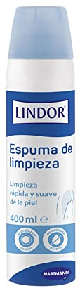 Lindor Skin Espuma de Limpieza, Espuma Limpiadora Compatible con los Mecanismos de Protección Propios de la Piel, Contiene Creatina, pH Neutro, 400 ml