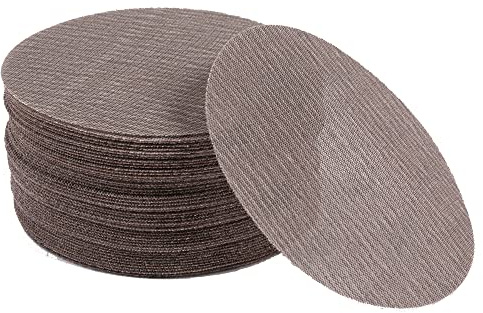 UPWOOD Schleifgitter 150mm Klett Körnung 150, 50 Stück | Staubfreies Schleifen, Für Karosserie, Holz, Metall, Kunststoff, Lack, Passt an alle 150 mm Schleifmaschinen