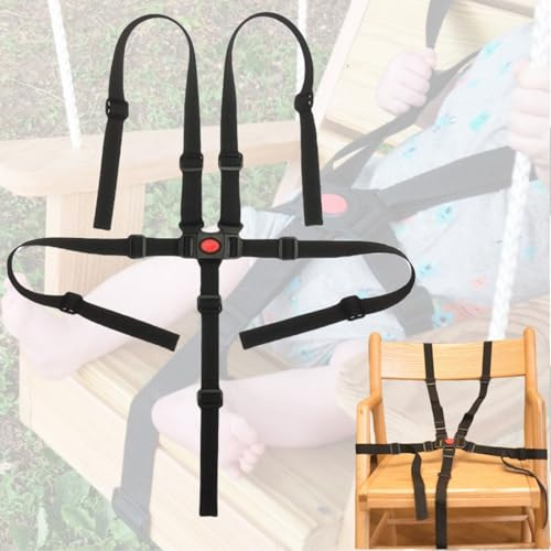 Arnes Seguridad Silla Niño,Cinturón de Seguridad para Bebé,Arnes Bebe 5 Puntos,Arnés de Seguridad para Trona Infantil,Universales Ajustables para Cochecitos y Tronas