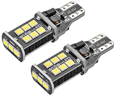 EKSAVE T15 W16W 921/912 CANBUS Error Free LED Reverse Light Parking Light Back Up Light Bulb Lamp Super Bright White, Pack of 2