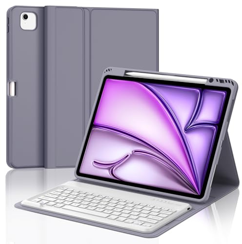 IVEOPPE Funda Teclado para iPad Air 13 M4 2026/M3 2025/M2 2024 13 Pulgadas