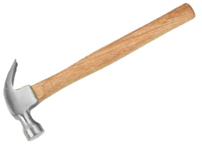 1 Stück Klauenhammer, 750g gebogener Klauenstahlhammer mit hölzernem Griff für Handwerker DIY -Enthusiast