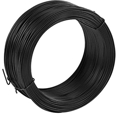 Supvox PVC-beschichteter Drahtbinder Gartendraht Bindedraht Aus Eisen Schwarz Für Elektrogeräte Kabel Spielzeug Bastelarbeiten Lebensmittelbeutel Pflanzen Fixieren Flexiblem PVC-Material