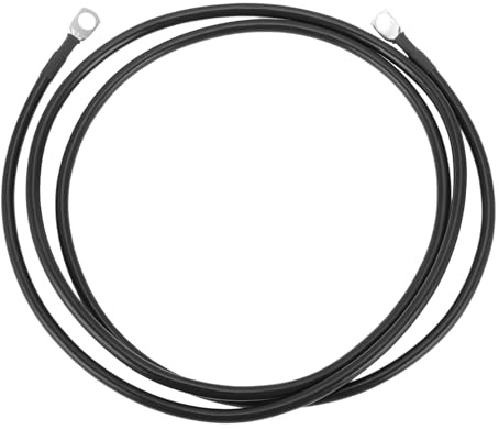 HOPESPANNER Universal 5/16 Lug 8 AWG Battery Inverter Cable Black 5.5FT Battery Cable Tinned Copper 1 Pc