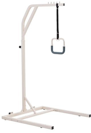 VEVOR Bettgalgen 990x900x1730 mm, höhenverstellbarer Krankenaufrichter, Bettaufrichter bis 136 kg, Aufstehhhilfe für ältere oder bettlägerige Menschen, für Krankenhaus, Pflegeheim & häusliche Pflege