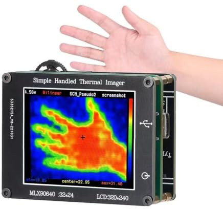 Fangxuee Écran Thermal Imageur 2,0 Multifonctionnel Handheld 20 ℃ - 300 ℃ Caméra Infrarouge à L'Imageur Thermique