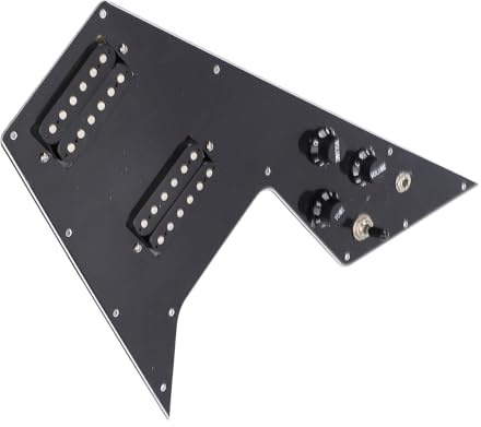 SEAFRONT E -Gitarren -Lade -Pickguard -Set 4 Coil Split Switching Mini Humbucker Kompatibilität für Gitarren vor Installierte Ausgangsbuchse