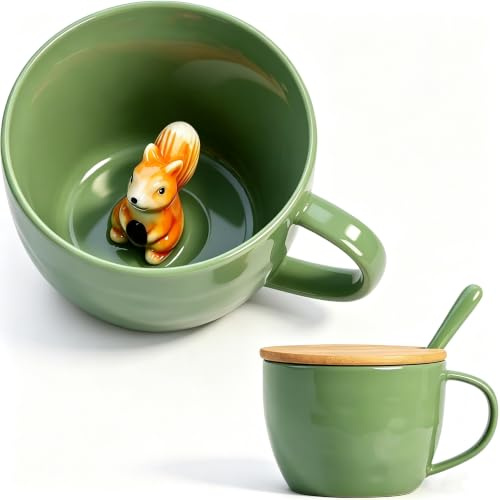 Cadeau Femme Homme Original Utile Ecureuil Tasse A Cafe The Cadeaux Anniversaire Femme Homme Tasse Personnalisable Idee Cadeau Noel Halloween Saint Valentin Fete Des Meres Paques Mug Personnalisé