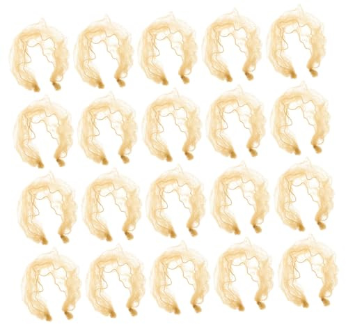 VALICLUD 40stücke Haarnetz für Haarknoten Unsichtbar und Elastisch für Ballett Tanz Hochsteckfrisuren und Perücken Wiederverwendbar und Atmungsaktiv