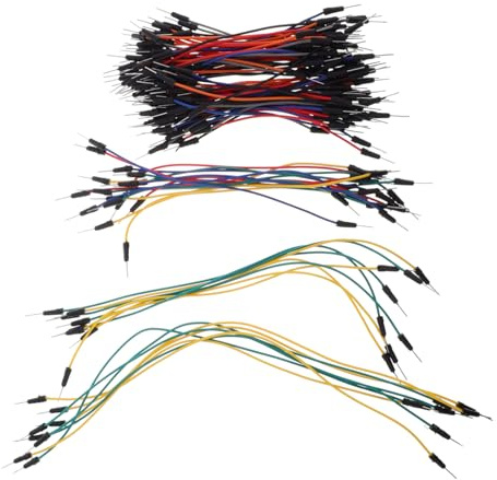 Homoyoyo 130pcs Male to Female Breadboard Jumper Wire Kit for Electronic Circuit Connections Electrical Wire Assortment for Automotive Educational and Industrial Use