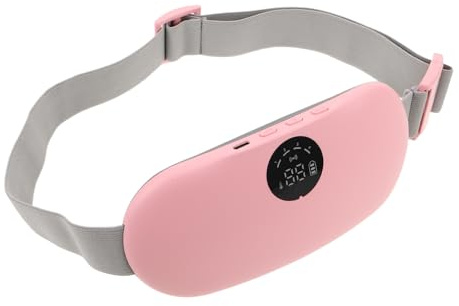 BIUDECO Masajeador Lumbar Eléctrico Cinturón Calentador De Cintura Almohadilla Térmica Menstrual Portátil Faja Térmica Para La Cintura Cinturón Para La Fiebre Menstrual Masajeador