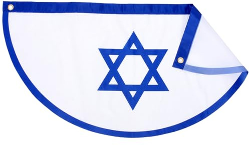 Anneome Bandiera Israele da Giardino Decorativa Resistente alle Intemperie con Occhielli per Esterni Festa Parate e Eventi Sportivi per Decorazioni Casa e Regalo