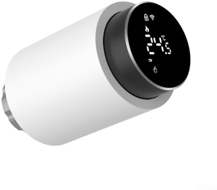 Smartes Heizkörperventil für Zigbee, sprachgesteuerte Heizenergieüberwachung TRV, Thermostatventil, Temperaturregelung für Heimsysteme (1 Stück)