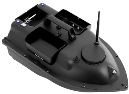 Barca da pesca telecomandata con ampia portata per pescatori, nave da pesca elettrica a LED, ad alte prestazioni, senza grovigli, kit per pesca notturna