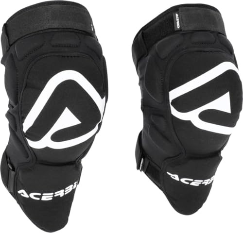 Acerbis Soft Protezioni per le ginocchia, nero, unica taglia