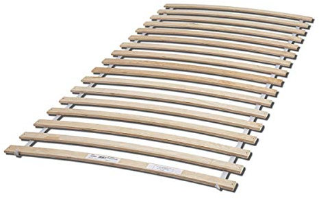 Rollrost aus stabilen Federleisten für Liegefläche 90 x 200 cm - Hochwertiger Lattenrost aus Birkenschichtholz - 90 x 1 x 192,5 cm (B/H/T)