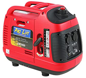 Pro-Lift-Werkzeuge Inverter Stromerzeuger 1800W Digital Generator 230V 4-Takt-Benzin-Motor Stromgenerator Notstromaggregat Wechselrichter Strom