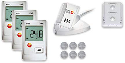 Testo 174 T Enregistreur de données de température Valeur de mesure température -30 à +70 °C