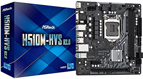 ASRock Mainboard H510M-HVS R2.0 - Micro ATX - Sockel 1200 - Intel 1200, 90-MXBGT0-A0UAYZ