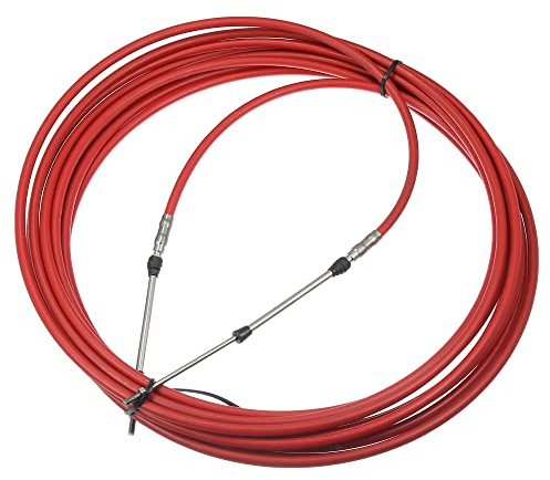 Motoforti 1 Stück 11 m 433 Zoll Gaszug Fernbedienung Box Kabel rot