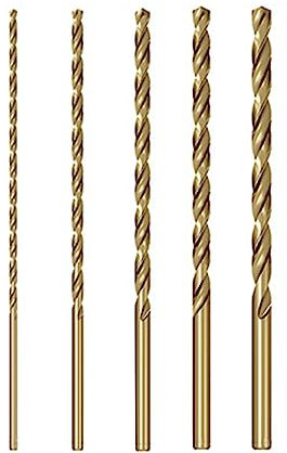 CLENEA 200mm Cobalt-Containing Extended M35 Twist Drill Bit For Metal Wood Stainless Steel Deep Hole Drill Bit 2.5-10mm (Color : 6x200mm 1pcs)