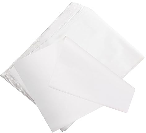 SRunDe 200 Blatt Wachspapier für Lebensmittel Deli Papier 25x35cm | Blätter Kochpapier Brotpapier Ölpapier für Hamburger Butter Sandwich Käse Pizza