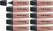 Stabilo BOSS ORIGINAL - Evidenziatore - NatureCOLORS - Confezione da 10 - Fava di Cacao