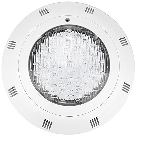 Pyhodi 12 V 24 W LED-RGB-Schwimmbadleuchte, Tauchfähiges LED-Licht Unterwasser-Schwimmbadleuchte Ip68 für Unterwasserbeleuchtung, Dekoration, Landschaftsbeleuchtung, Gartenbeleuchtung,