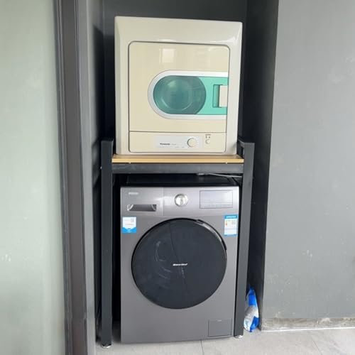Kit de apilamiento para lavadora y secadora Estante apilable Sobre lavadora y secadora, Altura Ajustable Secadoras Lavavajillas Unidad de Almacenaje Kit, Comercial Lavandería Lavadora Estantería (Col