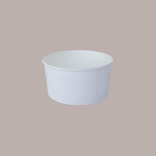 Lucgel Coppetta in Carta Bianco per Gelato Piccola Tipo 80 (90Ml) - 252 pezzi -