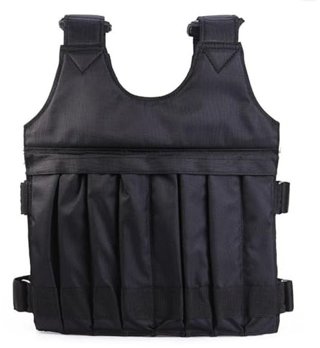 Gilet con per fitness, gilet da allenamento con senza in ferro, attrezzatura da allenamento per camminare, corsa, allenamento della , perdita di peso, gilet da corsa, M