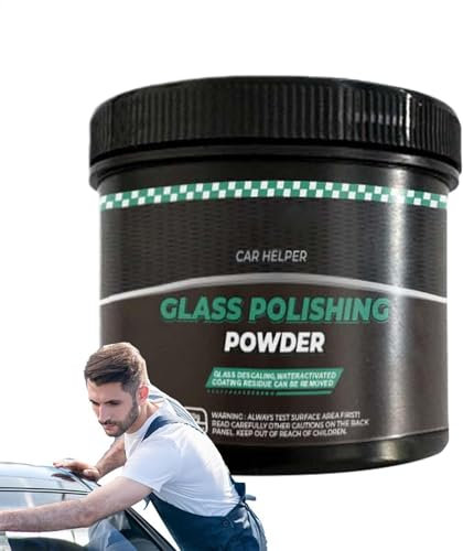 Kit de polissage pour vitres de voiture, kit de polissage pour pare-brise de voiture, solution de nettoyage pour vitres, nettoyage de vitres de voiture, entretien du pare-brise de voiture, polie