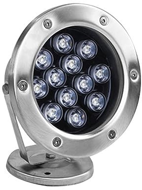 Faretto LED a Fascio Luminoso per Piscina, luci sommergibili rotanti subacquee, proiettore da 12 V (Colore: Blu, Dimensioni: 12 W (12
