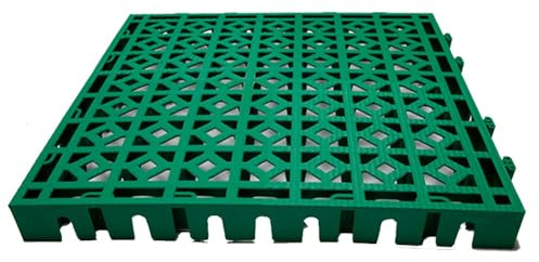 Piastrelle per pavimenti ad incastro per drenaggio, in plastica modulare, resistenti, per garage, interni ed esterni