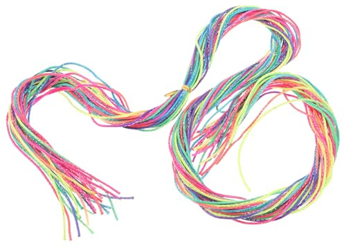 IWOWHERO 120 Stück Teiliges Farbverlauf Bunte Haarschnüre zum Flechten Haarschmuck für Mädchen Frauen DIY Zopfbänder für Kreative Pferdeschwanz stylings