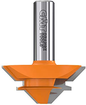 CMT 855.504.11 Lock Miter Bit, 1/2-Inch Shank, 2-Inch Diameter, Carbide-Tipped