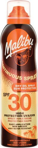 Malibu Continuous Spray Dry Oil SPF 30 Sun Protection 175ml by Malibu