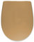 Hamberger WC-Sitz Passat (Toilettensitz mit SoftClose, Farbe caramel, Scharnier Edelstahl C0202Y) 530964