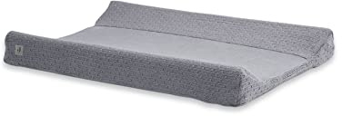 Jollein 022-503-65354 Wickelunterlage 50x70cm Bliss strickgrau gestrickt, grau, 280 g