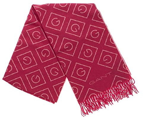 GANT Unisex Schal Icon G Wool Scarf, Größe:One Size, Farbe:PeacockPink(619)