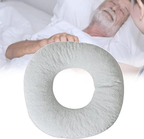 Donut Pillow Steißbein-Schmerzlinderungskissen für Dekubitus, Hämorrhoiden, Schwangerschaft, Rollstuhl-Sitzkissen für Operationen, 36 cm, Grau (Grau 32 cm) (Grau 32 cm)